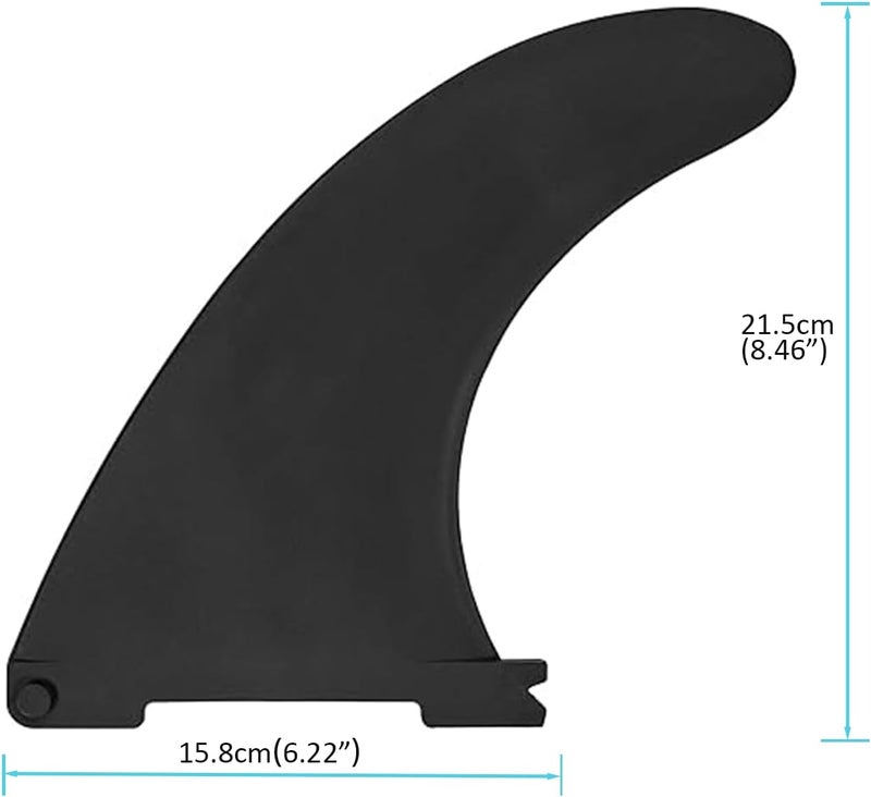 bohally Replacement Paddle Board Lock Fin Inflatable SUP Stand Up Paddle Board Accessory Quick Lock Fins - Choose from Center Fin/Side Fins - Image 2